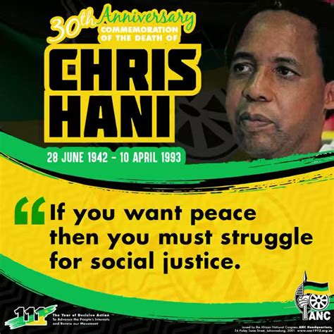 African National Congress On Twitter ANC REMEMBERS COMRADE CHRIS HANI