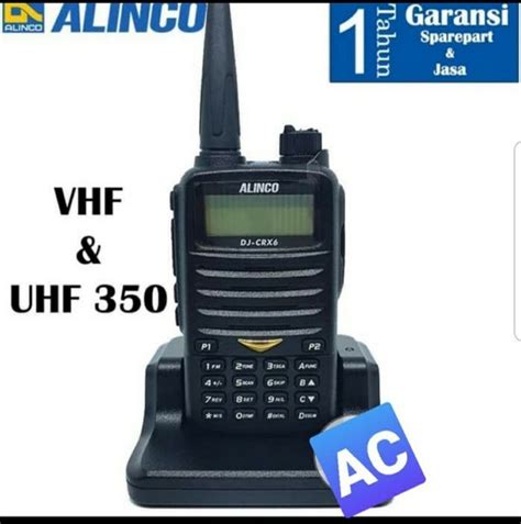 Jual Jual Ht Alinco Dj Crx Dual Band Vhf Uhf Mhz Garansi Resmi Di