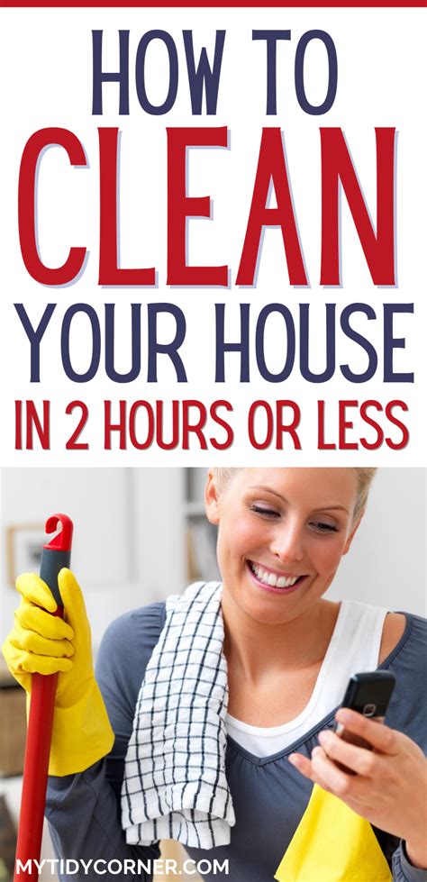 How To Clean Your House Like A Pro In 2 Hours Speed Cleaning Tips Cleaning Hacks Speed