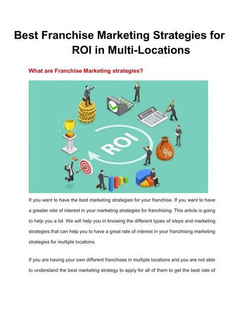 Best Franchise Marketing Strategies
