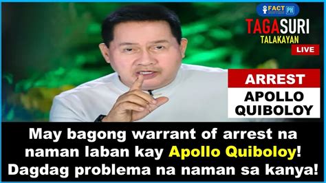 BREAKING NEWS Bagong WARRANT OF ARREST Laban Kay Apollo Quiboloy