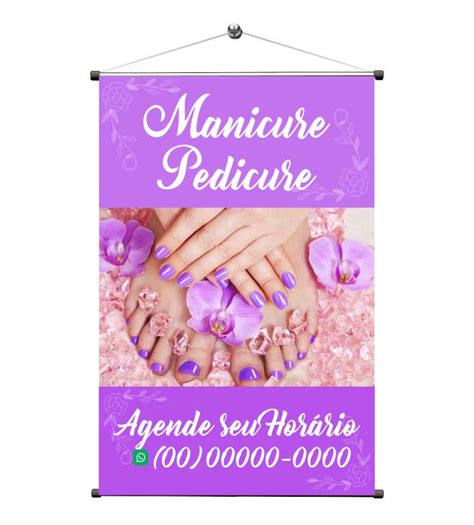 Banner Manicure E Pedicure Mod 1 KRadesivos