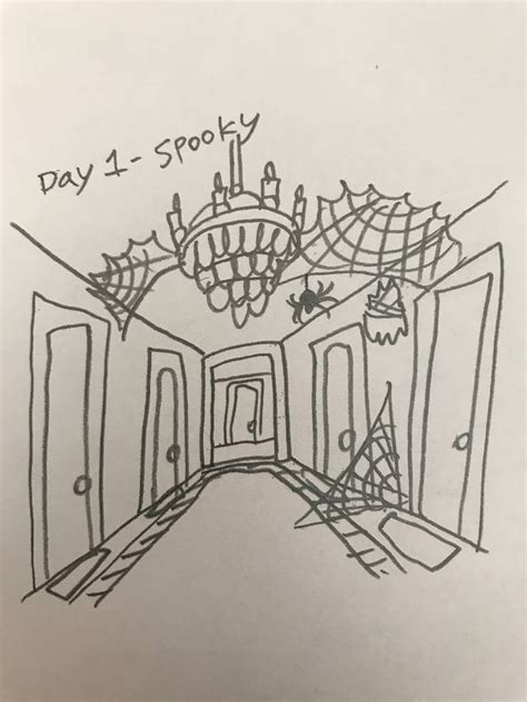 DRAWTOBER - Spooky Hallways by RowserlotStudios1993 on DeviantArt