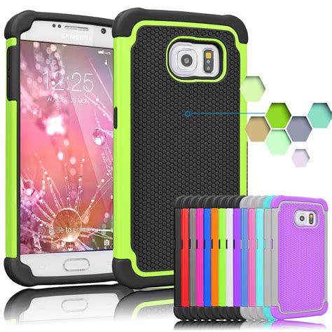 Galaxy S7 Case Rugged Shock Absorbing Hybrid Rubber Plastic Impact