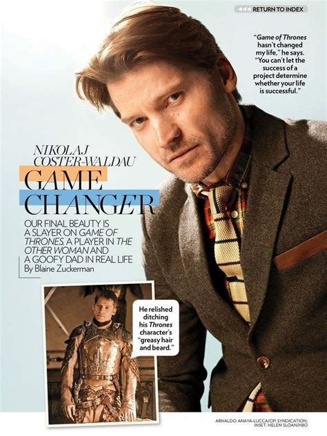 Nikolaj Coster Waldau Interview From Peoples 50 Most Beautiful