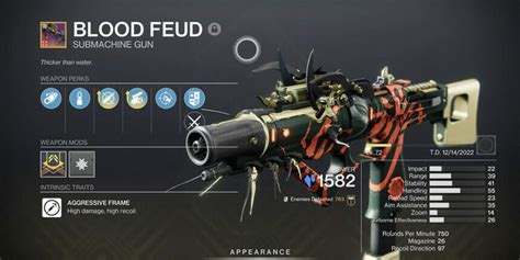 Destiny 2 Blood Feud God Roll Guide The Nerd Stash