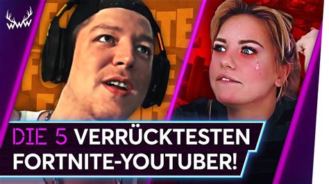 Die 5 VerrÜcktesten Fortnite Youtuber Top 5 Youtube