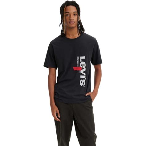 Camiseta Masculina Levis Graphic Set In Neck Preto LB0010833