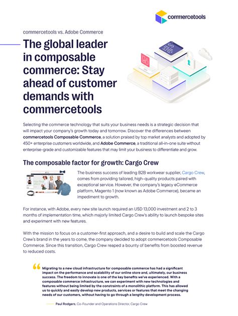 Comparison Table Commercetools Vs Adobe Commerce Commercetools