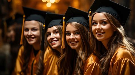 Premium Photo | Students Graduating College Make Heart Out Background ...