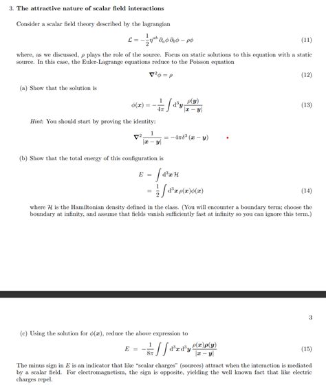 Solved The attractive nature of scalar field | Chegg.com