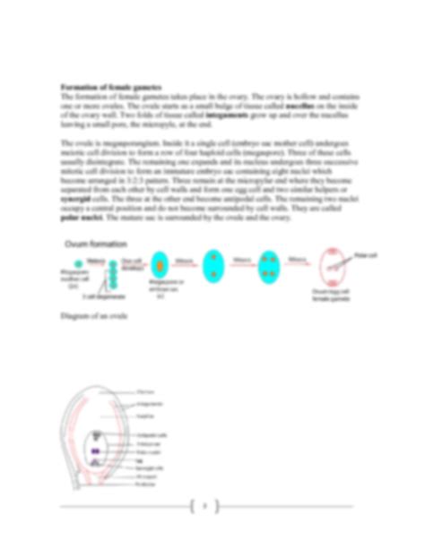 Solution Biology Sexual Reproduction In Plants A Level Studypool