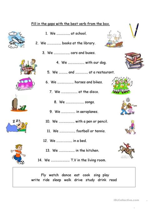 Verb To Be English Worksheets