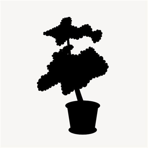 Premium Vector Collectio Silhouettes Of Houseplants Potted Plants