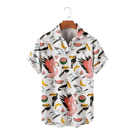 Flamingo Button Up Shirt