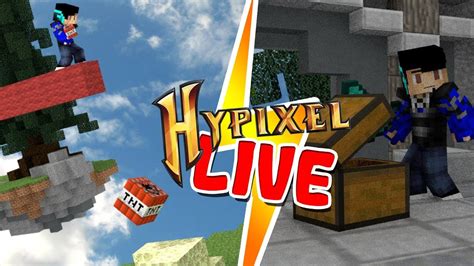 LIVE MINECRAFT Hypixel Bedwars Skywars With Subs Road TO 6K