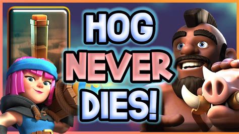 Best Hog Rider Deck In Clash Royale Youtube