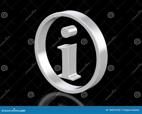 Symbole M Tallique D Infos Illustration Stock Illustration Du Brillant