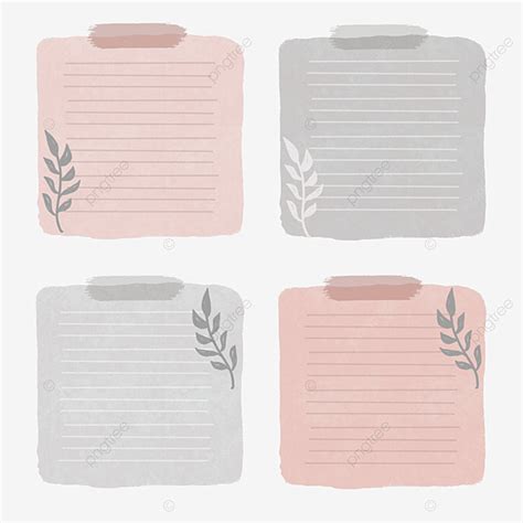 Note Writing Paper Note Paper Aesthetic Notepad Png Notes Template