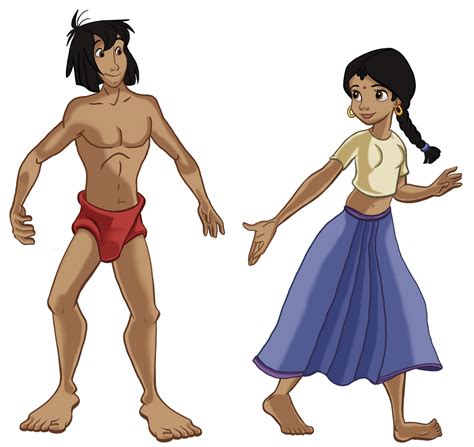 Disneys Jungle Book Mowgli And Shanti Grown 6 By Timeberhart98 On Deviantart