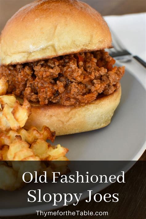 This Old Fashioned Sloppy Joes Recipe With Tomato Sauce Is The Best