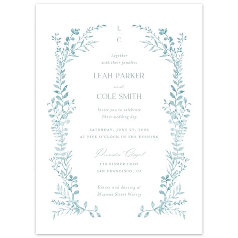 Zola Wedding Invitations - Ronneby Classic