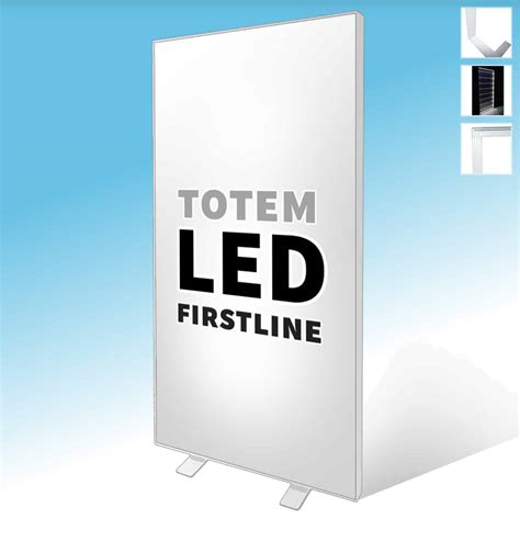 Totem LED ILLUMIGO one rétro éclairé Le totem LED Firstline France