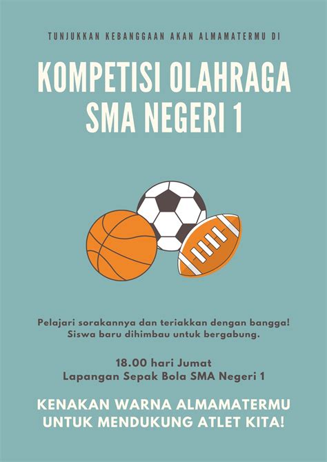 Detail Contoh Pamflet Olahraga Koleksi Nomer