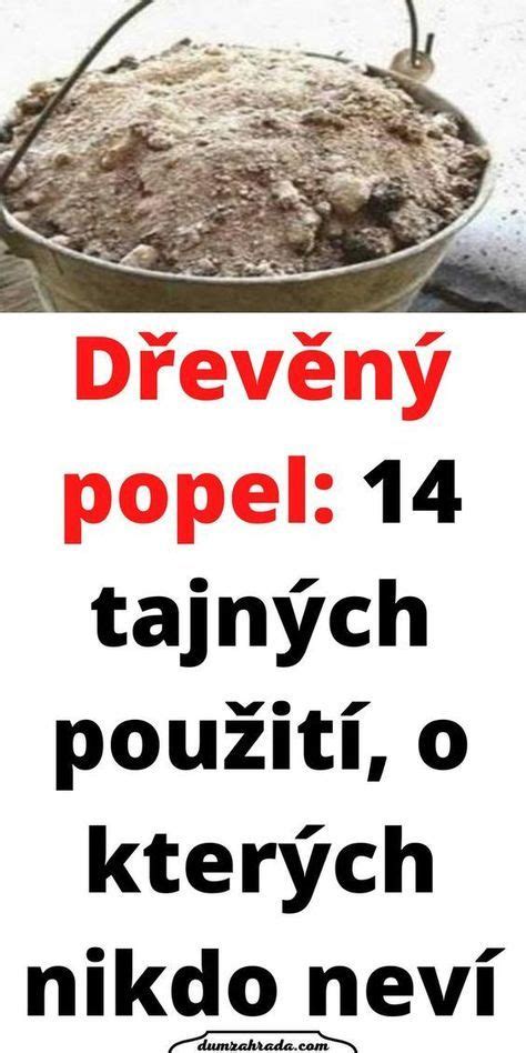 Máte doma dřevěný popel A nevíte co s tím Když si doma topíme krbem