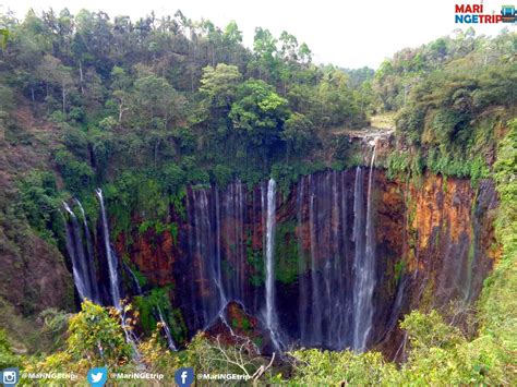 infoku air terjun tumpak sewu pesona lumajang