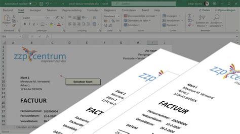 4 Gratis Excel Factuur Template Voorbeelden En Downloads