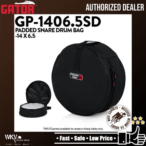 Gator Gp 14065sd Padded Snare Drum Bag 14 X 65 Gp14065sd Shopee