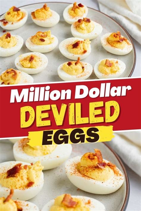 Million Dollar Deviled Eggs Insanely Good