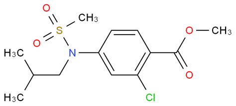 Chloro Methylpropyl Methylsulfonyl Amino Benzoic Acid Methyl