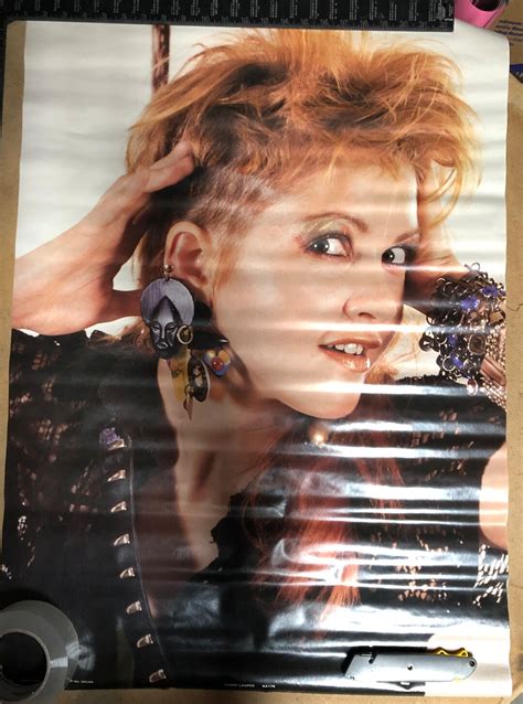 Vintage Cyndi Lauper Poster Etsy