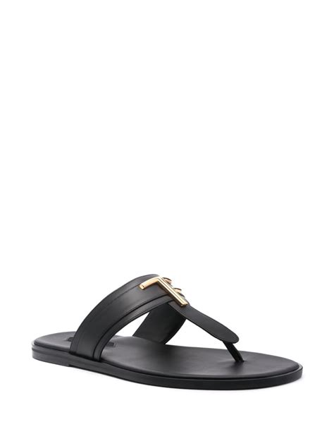 Tom Ford Brighton Thong Sandals Black Farfetch