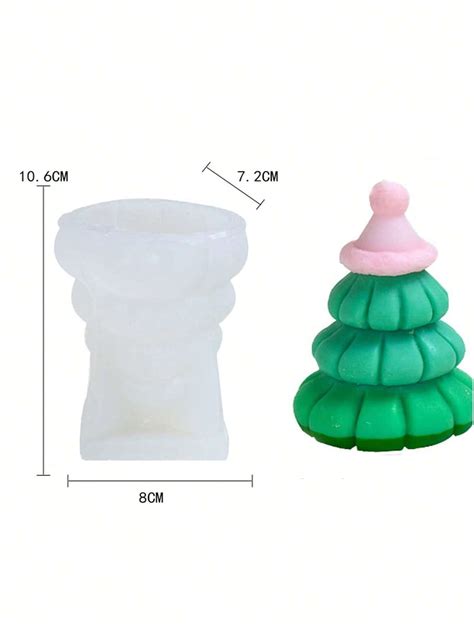 Set Di Stampi Per Candele Ad Albero Di Natale Stampi In Silicone Per