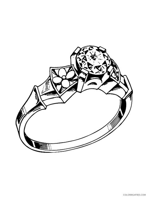 Ring Coloring Pages For Girls Ring Printable Coloring Free