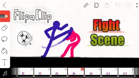 How To Animate A Fight Scene In Flipaclip Easy Tutorial Youtube