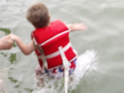 Alex, Adam and Gracie: Jumping in the lake