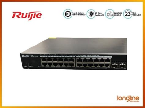 Ruijie RG NBS3100 24GT4SFP P 24 Port 10 100 1000 Mbps Gigabit Switch