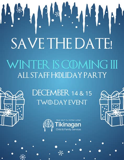 SAVE THE DATE: Winter is Coming III - Tikinagan