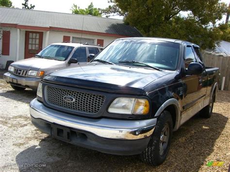 1999 Deep Wedgewood Blue Metallic Ford F150 Lariat Extended Cab