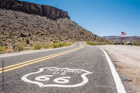 Route 66 historic road USA Stock Photo | Adobe Stock