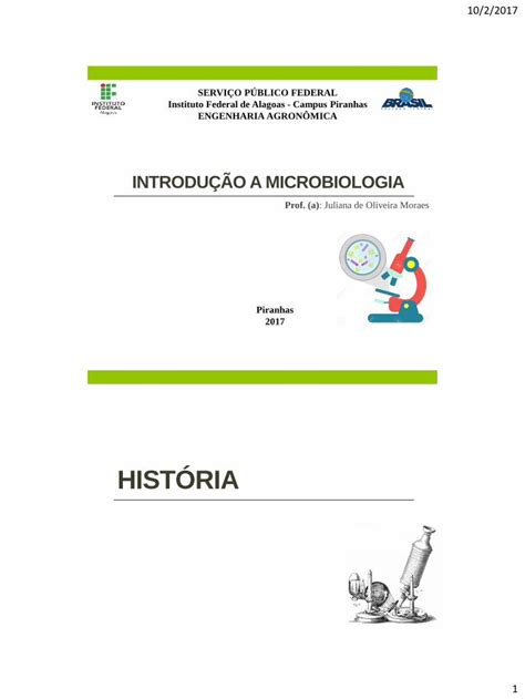 PDF Introdução a Microbiologia espontaneamente de matéria NÃO viva