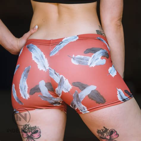 Autumn Feather Hot Pants Indelicate Clothing