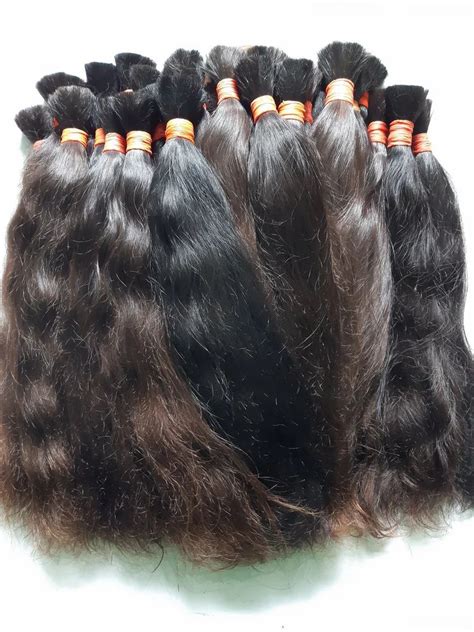 Black Straight Remy Single Drawn Hair 18 Inch Packaging Size 100 Gm