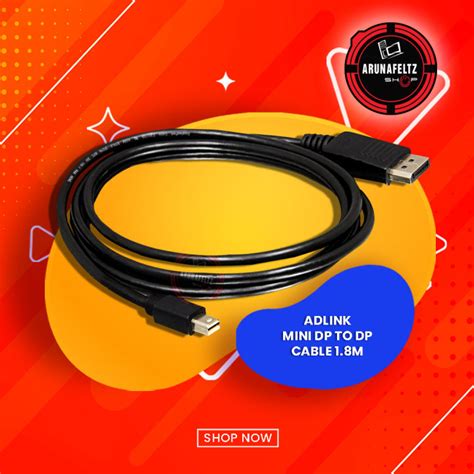 MINI DP TO DP CABLE ADLINK 1 8 METERS Lazada PH