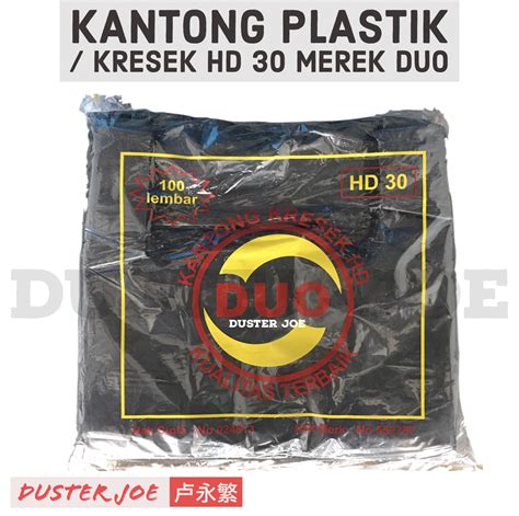 Kantong Kresek Plastik Duo Hd Hitam Per Pack Lazada Indonesia