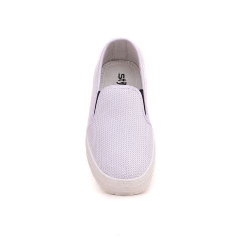 White Casual Slip Ons WN6132 – Stylo